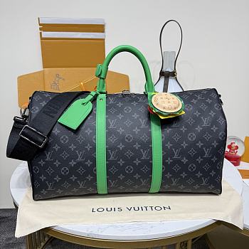 Colestore Louis Vuitton Keepall 50 Monogram Eclipse Green 50x23x29cm