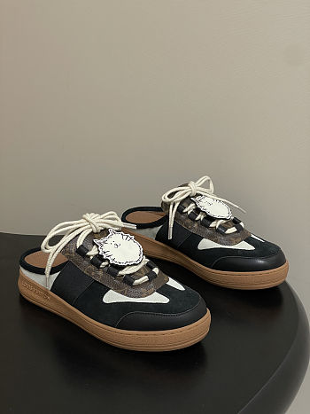 Colestore Louis Vuitton Lous Open Back Sneaker Black