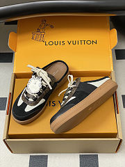 Colestore Louis Vuitton Lous Open Back Sneaker Black - 5