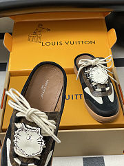 Colestore Louis Vuitton Lous Open Back Sneaker Black - 4