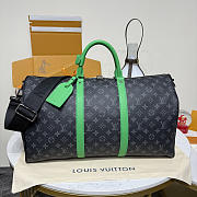 Colestore Louis Vuitton Keepall 50 Monogram Eclipse Green 50x23x29cm - 4