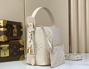 Colestore Louis Vuitton All In BB Creme Embossed grained cowhide leather 18 x 12 x 16cm - 6