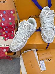 Colestore Louis Vuitton LV Trainer Sneaker Beige Monogram jacquard - 5