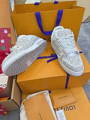 Colestore Louis Vuitton LV Trainer Sneaker Beige Monogram jacquard - 2