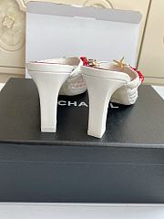 Colestore Chanel Coco Beach 2026 collection Mules Mesh, Cotton, Lambskin, Resin & Metal White - 2