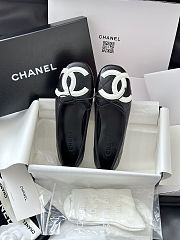 Colestore Chanel Ballet flats   Lambskin  Black & White - 6