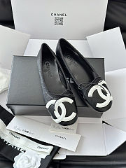 Colestore Chanel Ballet flats   Lambskin  Black & White - 3