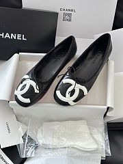 Colestore Chanel Ballet flats   Lambskin  Black & White - 2