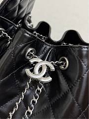 Colestore Chanel 25 Small Handbag   Calfskin & Silver-Tone Metal  Black  30 x 26 x 14cm - 2