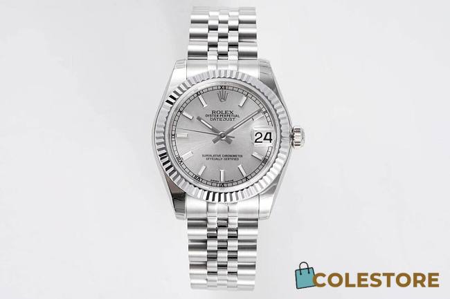 Colestore Rolex Lady-Datejust Oyster, 28 mm, Oystersteel and white gold  - 1