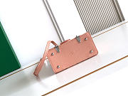 Colestore Goyard Goyardine Canvas Cream Pink Saigon Structure Nano Palladium Hardware 14.5x7x11.5cm - 6