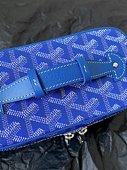 Colestore Goyard Goyardine Muse Mini Vanity Case Blue  16x10x8cm - 2