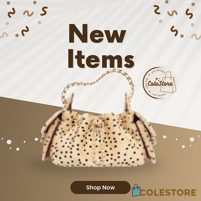 Colestore Chanel 25 Mini Handbag   Lambskin & Gold-Tone Metal  Light Beige & Black  20 x 22 x 12.5cm - 1