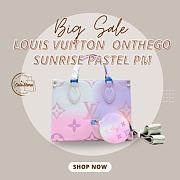 Louis Vuitton Onthego Sunrise Pastel PM 25x19x11.5cm - 1
