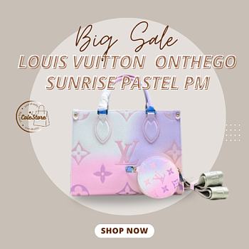 Louis Vuitton Onthego Sunrise Pastel PM 25x19x11.5cm