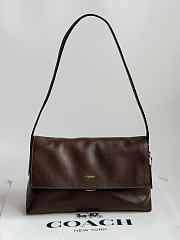 Colestore Coach Chelsea Shoulder Bag 30 Brass/Dark Chocolate 30x18x12 - 1