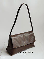 Colestore Coach Chelsea Shoulder Bag 30 Brass/Dark Chocolate 30x18x12 - 5