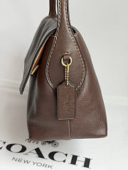 Colestore Coach Chelsea Shoulder Bag 30 Brass/Dark Chocolate 30x18x12 - 3