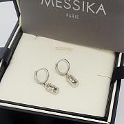 Colestore Messika Move Uno diamond hoop earrings  - 5