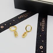 Colestore Messika Move Uno diamond hoop earrings  - 4
