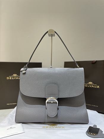 Colestore  Delvaux Le Brillant Tempo Grey 37.5 ×28 ×13.5 cm
