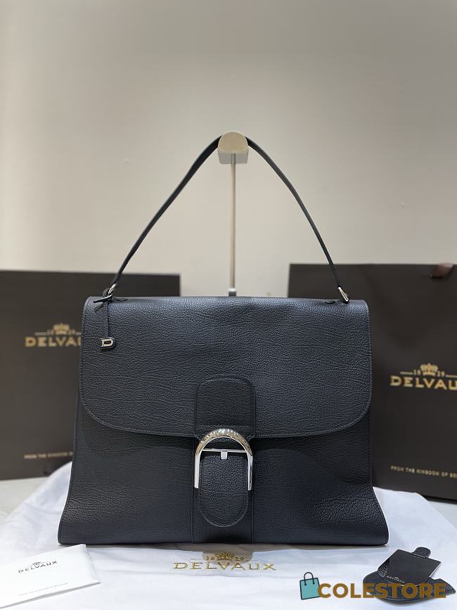Colestore  Delvaux Le Brillant Tempo Black 37.5 ×28 ×13.5 cm - 1