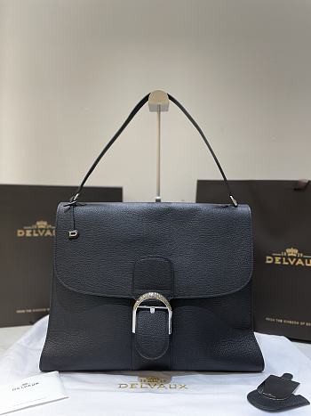 Colestore  Delvaux Le Brillant Tempo Black 37.5 ×28 ×13.5 cm