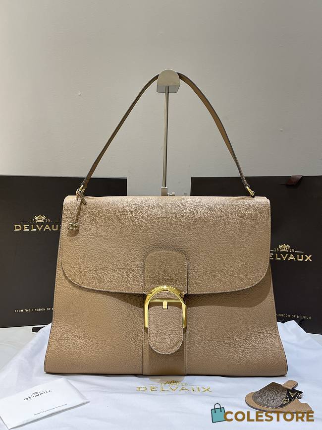 Colestore  Delvaux Le Brillant Tempo Cinnamon 37.5 ×28 ×13.5 cm - 1