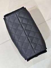 Colestore CHANEL 25 SMALL HANDBAG   Grained Calfskin & Gold-Tone Metal  Black 30 x 26 x 14cm - 3