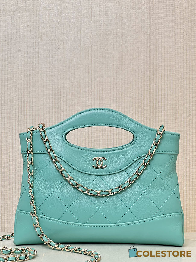 Colestore Chanel Tiffany Blue 31 Nano Shopping Bag 23 x 19 x 5 cm - 1