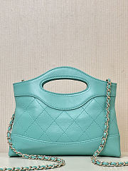 Colestore Chanel Tiffany Blue 31 Nano Shopping Bag 23 x 19 x 5 cm - 6