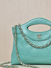 Colestore Chanel Tiffany Blue 31 Nano Shopping Bag 23 x 19 x 5 cm - 4