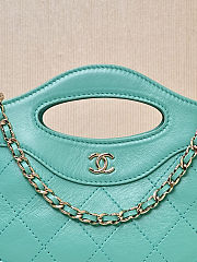 Colestore Chanel Tiffany Blue 31 Nano Shopping Bag 23 x 19 x 5 cm - 2