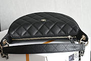 Colestore Chanel Clutch with chain  Grained Calfskin  Black 15x22x6cm - 3