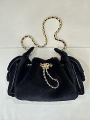 Colestore Métiers d’art 2026   Chanel 25 Mini Handbag   Lambskin & Gold-Tone Metal  Black  20 x 22 x 12.5cm - 6