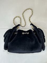 Colestore Métiers d’art 2026   Chanel 25 Mini Handbag   Lambskin & Gold-Tone Metal  Black  20 x 22 x 12.5cm - 5
