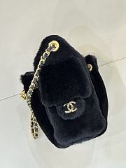 Colestore Métiers d’art 2026   Chanel 25 Mini Handbag   Lambskin & Gold-Tone Metal  Black  20 x 22 x 12.5cm - 3