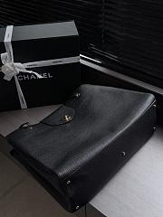 Colestore Chanel LARGE SHOPPING BAG   Grained Calfskin & Gold-Tone Metal  Black 36 x 46 x 20cm - 4