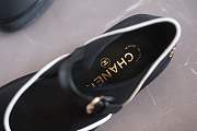 Colestore Chanel Coco Beach 2026 collection   Mary Janes   Mixed Fibers & Rubber  Black & White - 5