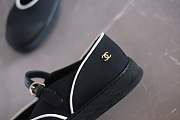 Colestore Chanel Coco Beach 2026 collection   Mary Janes   Mixed Fibers & Rubber  Black & White - 3