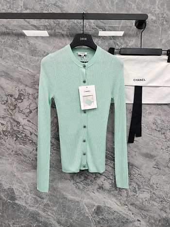 Colestore Spring Summer 2026 Pre-Collection Cardigan - Mixed fibers, light green
