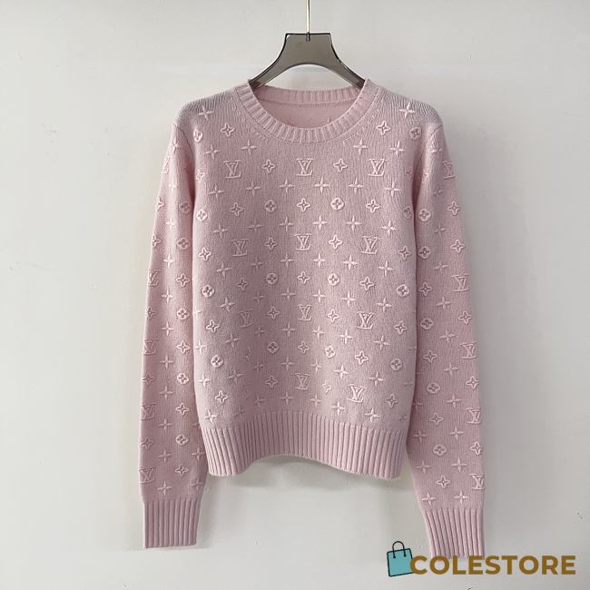 Colestore Louis Vuitton 3D Monogram Pullover Powder Pink - 1