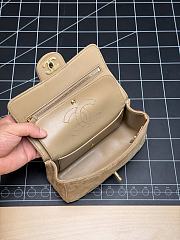 Colestore Chanel FALL WINTER 2026 PRE-COLLECTION MINI FLAP BAG Suede Calfskin & Gold-Tone Metal  Dark Beige 13x20x6cm - 2