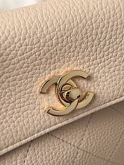 Colestore Chanel SMALL SHOPPING BAG Grained Calfskin & Gold-Tone Metal Light Beige 15 x 30.5 x 11.5 cm - 6