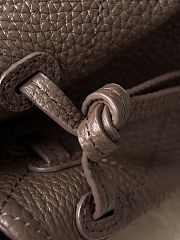 	 Colestore Chanel SMALL SHOPPING BAG Grained Calfskin & Gold-Tone Metal Dark Brown 15 x 30.5 x 11.5 cm - 5