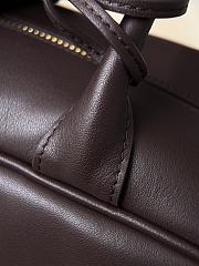 Colestore Chanel Spring Summer 2026   Large Bowling Bag  Lambskin & Gold-Tone Metal  Dark Brown  19 x 35.5 x 12.5cm - 4