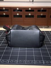 Colestore Chanel Bucket Bag   Calfskin & Gold-Tone Metal  Black 23x23x14.5cm - 6
