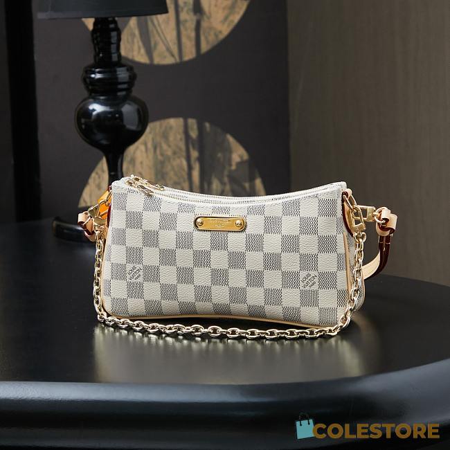 Colestore Louis Vuitton Pochette Liv Damier Azur coated canvas 24.5 x 13.5 x 6.5 cm - 1