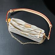 Colestore Louis Vuitton Pochette Liv Damier Azur coated canvas 24.5 x 13.5 x 6.5 cm - 4