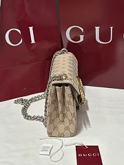Colestore Gucci  Dionysus medium shoulder bag sand and brown GG canvas 28x14x7cm - 4